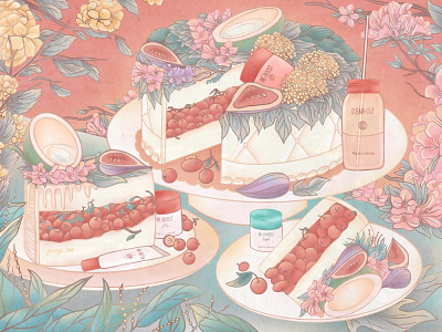 Product advertising poster for My Clarins flat art