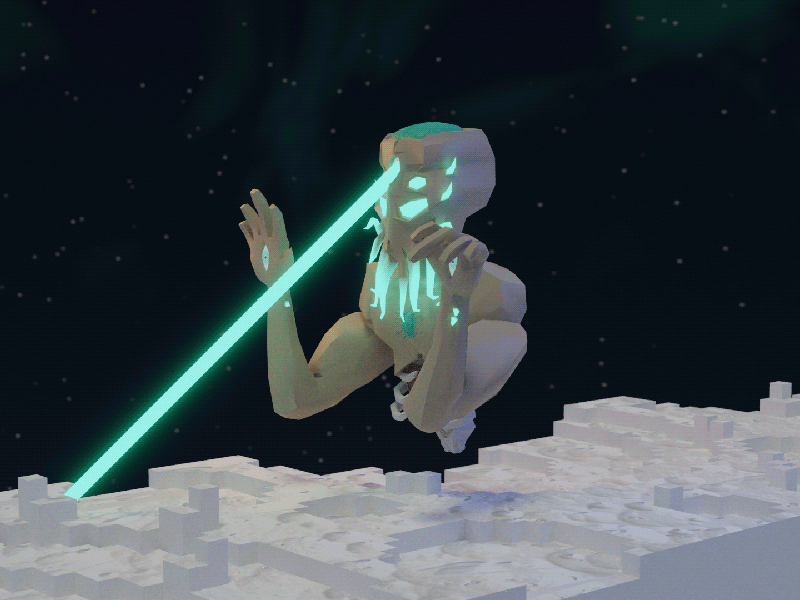 Terraria Boss Moon Lord 3d alien animation cthulhu game lord low poly moon terraria video game
