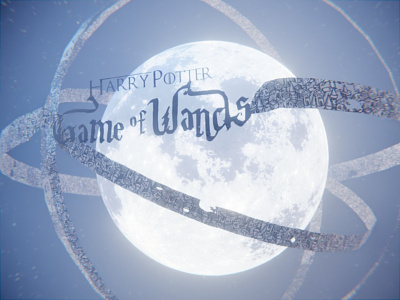 Harry Potter Game of Wands - Astrolabe 3d animation astrolabe game of thrones harry potter moon parody