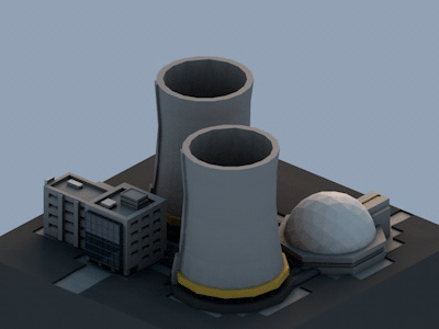 nuclear power plant model