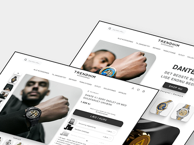 TRENDHIM Website Concept