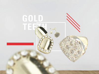 Gold Teeth Frame depth diamonds frame gold grillz jewelry teeth