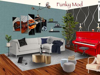 Funky Mod Mockup adobe adobe photoshop illustration inspiration mockups