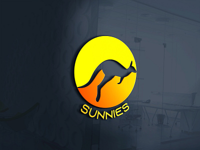 Sunnies branding dailylogo dailylogochallenge kangaroo logo sunnies