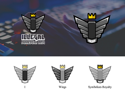 Logo Concept of an eSports Group - Illegal a logo dailylogo dailylogochallenge design esports esports logo esportslogo gamers logo logo design logo designer logo designers logo designing logodesign logodesigner logodesignersclub logodesigns monogram