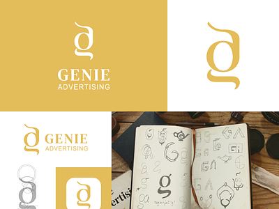 Genie Advertising Logo Design