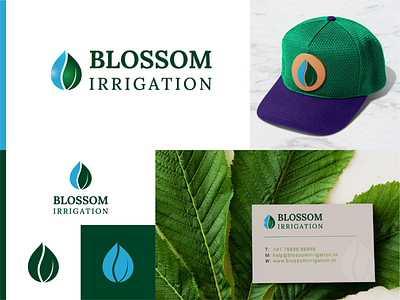 Blossom Irrigation Logo Design