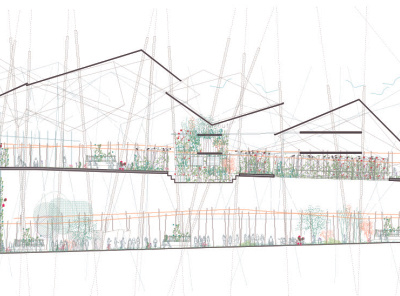 China Train Station. d architecture design illustration