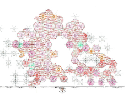 Organic grouth structure system architecture design illustration