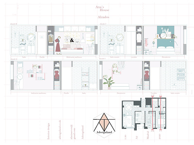 Ana's house elevations 3 architecture creative design creativity design furniture design illustration interior