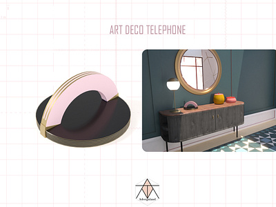 ART DECO TELEPHONE