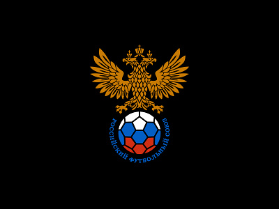 Russian Football Union | Российский Футбольный Союз badge brand brand identity branding eagle football identity logo logodesign logotype union