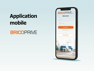 Application mobile Brico Privé - UX/UI Design design ecommerce ui ux