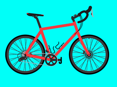 A Friend's Bike: Giant Contend SL 2 bicycle cycling illustration vector