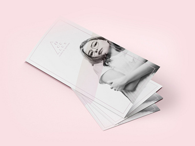 Minimal brochure cover branding brochure elegant flyer design logos minimalist pink print design