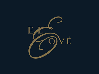 Classy monogram logotype