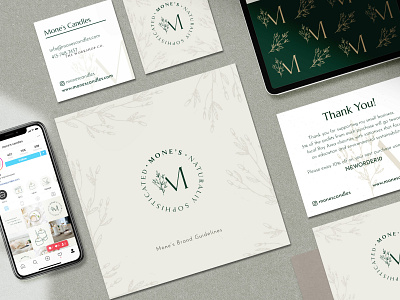 Brand identity for a candle artisan