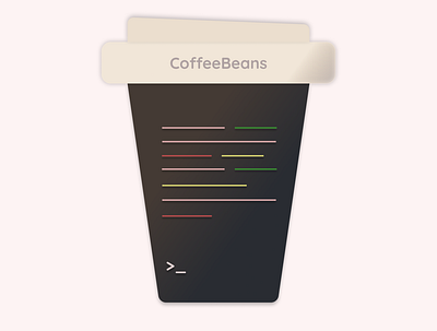 CoffeeBeans beginner brand design branding company logo creativity design icon illustration logo