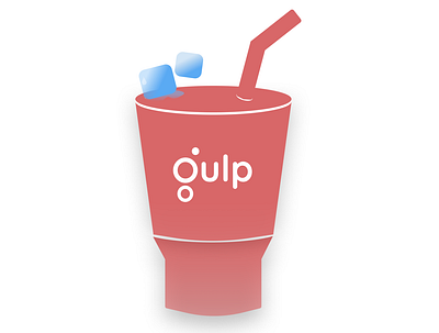 Gulp Logo - Recreated beginner brand design branding company logo creativity design gulp icon logo logo design redesign concept