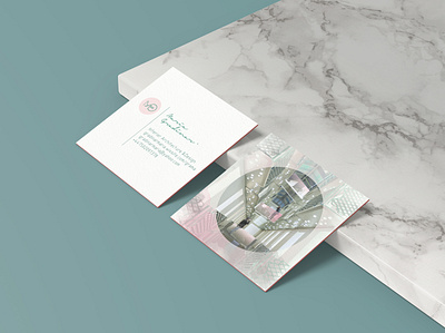 Postcard & Business Card branding graphic design logo logodesign minimalist minimalist logo stationery