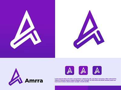 A letter logo design