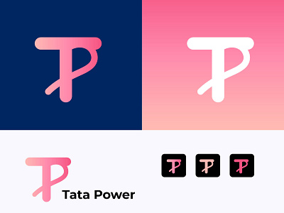 TP Initial letter mark logo design