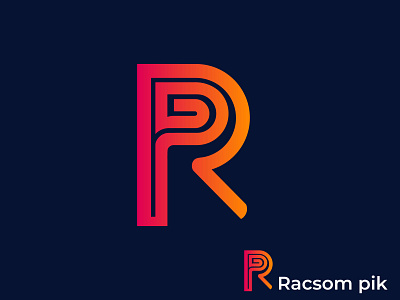 RP Initial Letter Mark Business logo - Modern - Minimalist