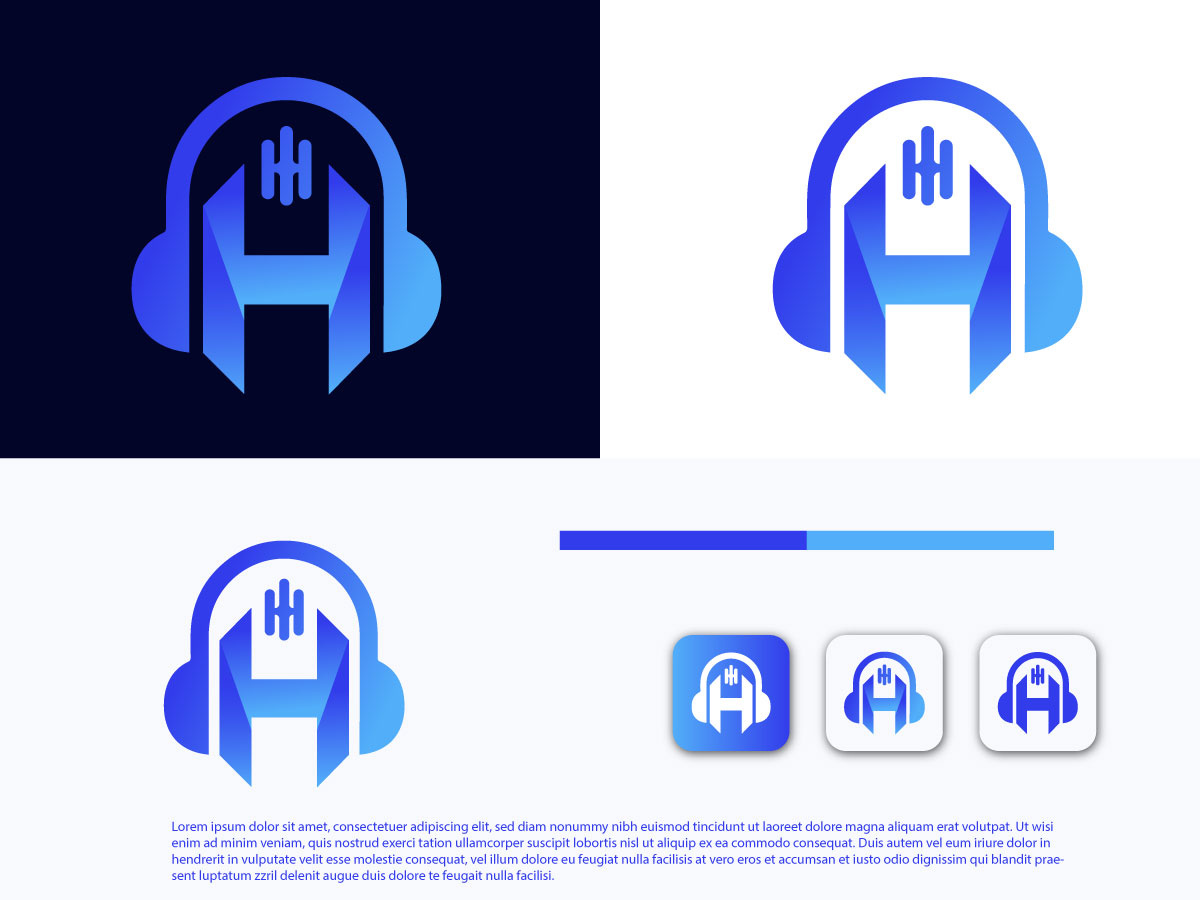 Headphone Brand Logo Design by Design Dreamer on Dribbble