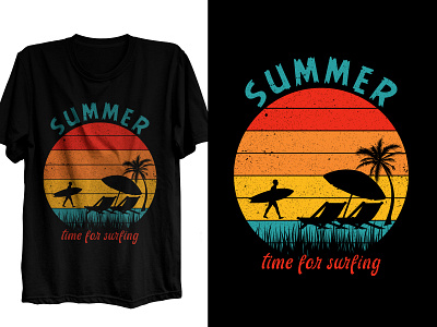 Summer - Vintage - Retro T-shirt design design familyvacation retro sports summer summerlover summertime sunshine surf t shirt tshirt vacation vector vectortshirt vibes vintage