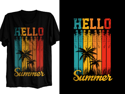 Vintage Summer Tshirt design