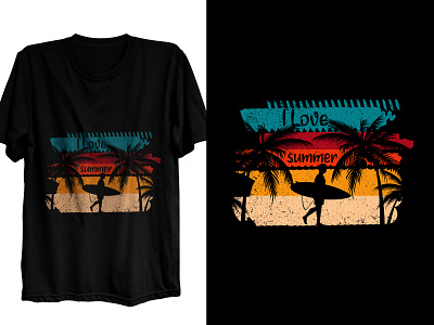 Summer Lover Retro/Vintage T-shirt Design retro summer summer lover summertime sunset tshirt tshirtdesign tshirtidea vacations lover vacationtime vintage wave