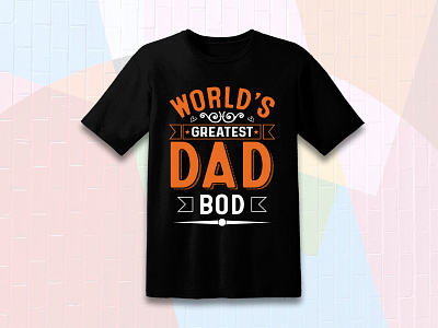 Dad Typography t-shirt Design