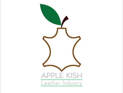 Apple Kish Leather Industry logo aminelahi apple kish apple logo graphic design iranian graphic designer iranian graphic designers iranian logo iranian typography leather logo logo onish aminelahi persian graphic designer امین الهی اونیش اونیش امین الهی ساین طراح گرافیک ایرانی لوگو نشانه نشانه شرکت چرم کیش