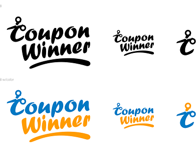 Coupon Winner Logo Concept