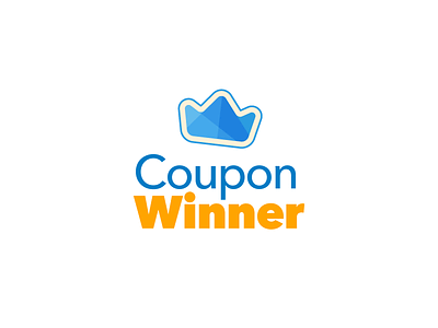 Coupon Winner Logo branding coupon identity logo
