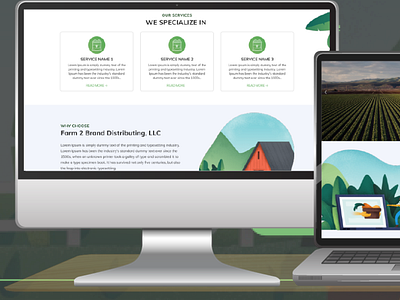 Landing Page - Farm 2 Brand