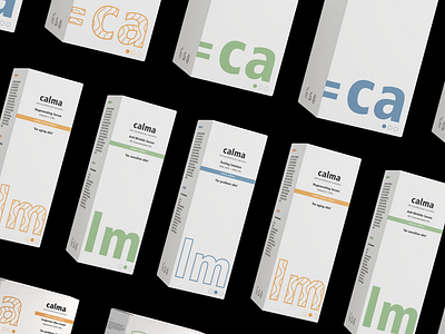 Calma - design for cosmetical brand