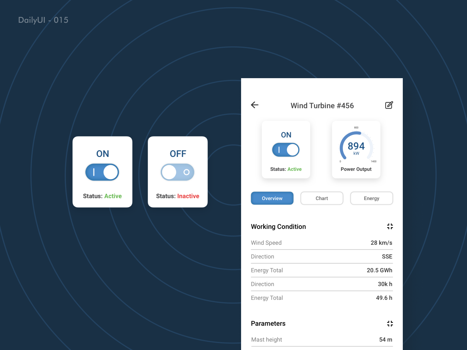 Daily UI - 015: On/Off Switch by Jenny Shersten on Dribbble