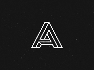 Infinite A a infinity letter logo typography