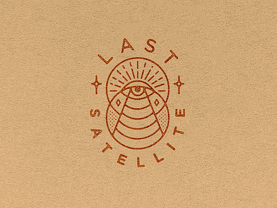 Last Satellite icon line long monoline stroke texas west