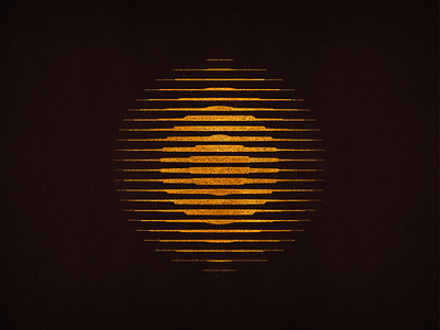 Sun black and gold geometric icon logo sun symbol