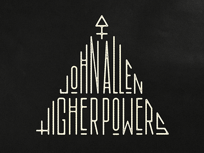 JAHP Type triangle typography wordmark
