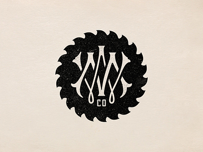 Mckissick Woodsmith Co. logo mark monogram woodsmith