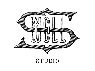 Swell Studio black and white logo mark monogram swell