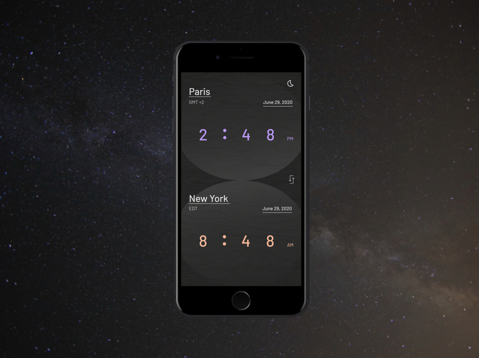 Time Converter App by Zijun on Dribbble