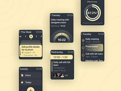 Time Management - Apple Watch App