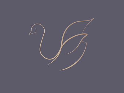 Swan logo design branding design graphic design illustrator logo logo design product design vector