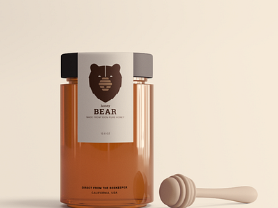 Honey Bear Product Design & Brand Identity Design