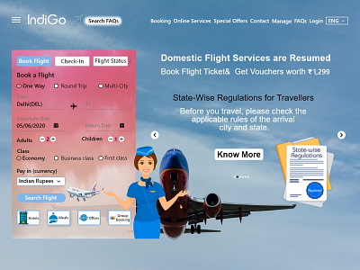 Flight booking