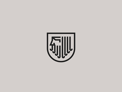 King branding flat icon illustration logo minimal